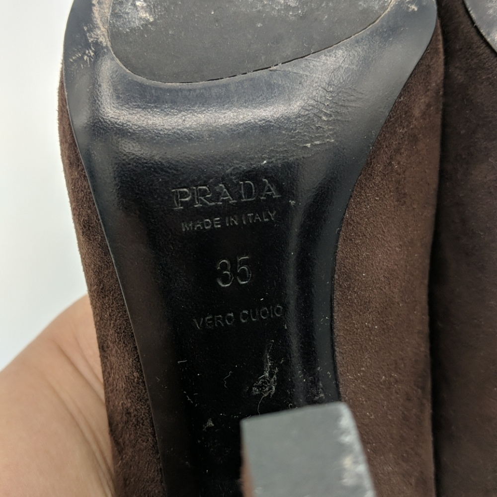Prada Suede Pumps - Picture 7 of 9